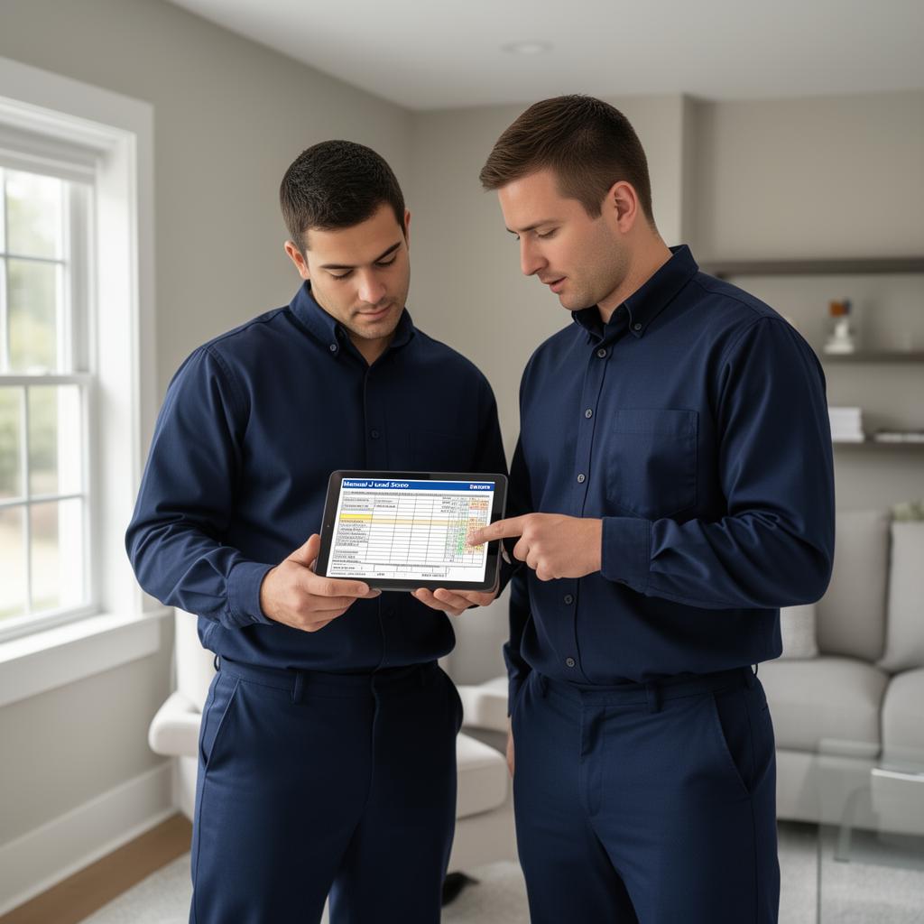 Long Island ac install — licensed technician on the job