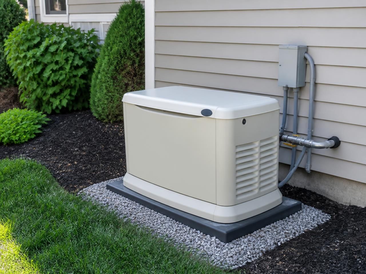 Whole-Home Generator Installation on Long Island — EPA 608-certified HVAC technician on the job